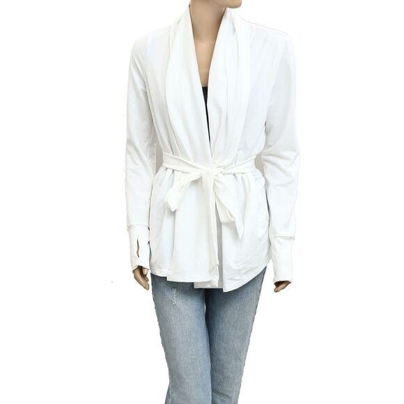 Lilly Pulitzer Luxletic Caspain Wrap Jacket Top Robe Cover-Up Resort L 279460 - Picture 2 of 5